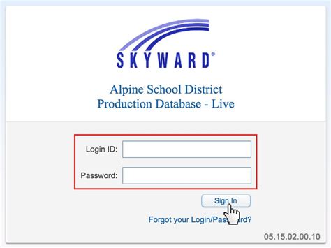 skyward school log in